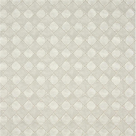 54 In. Wide Pearl- Shiny Diamonds And Squares Upholstery Faux Leather